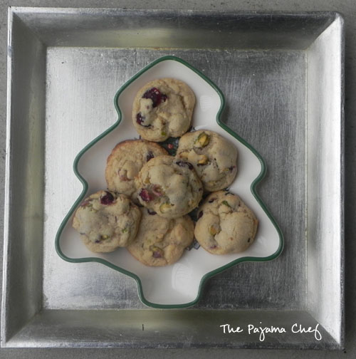 Cranberry-Pistachio Citrus Butter Cookies | thepajamachef.com