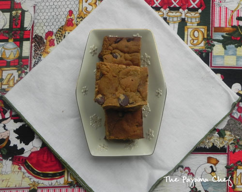 Dark Chocolate Ginger Squares | thepajamachef.com