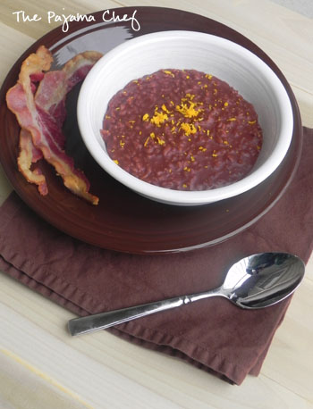 Champorado [Filipino Chocolate Rice Pudding] | thepajamachef.com