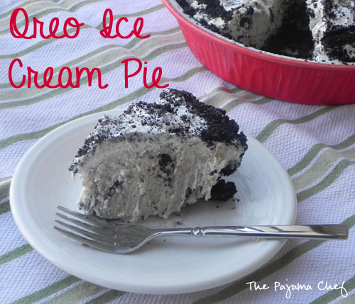 Oreo Ice Cream Pie | thepajamachef.com