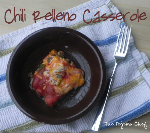 Chili Relleno Casserole | thepajamachef.com