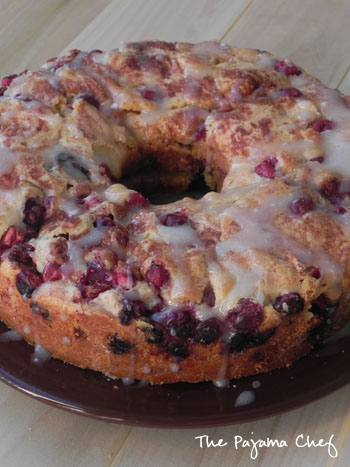 Cranberry Coffee Cake | thepajamachef.com