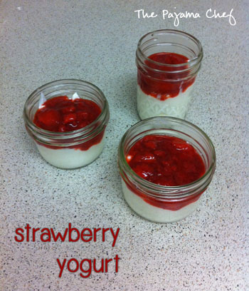 Strawberry Yogurt | thepajamachef.com