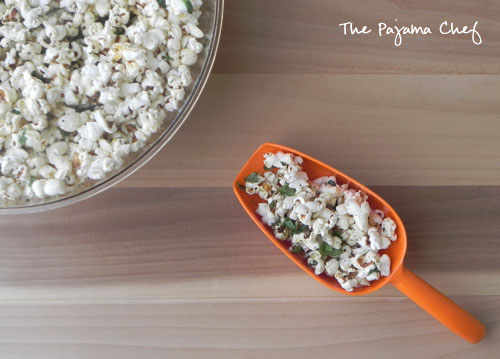 Chili Lime Popcorn | thepajamachef.com #mysterydish