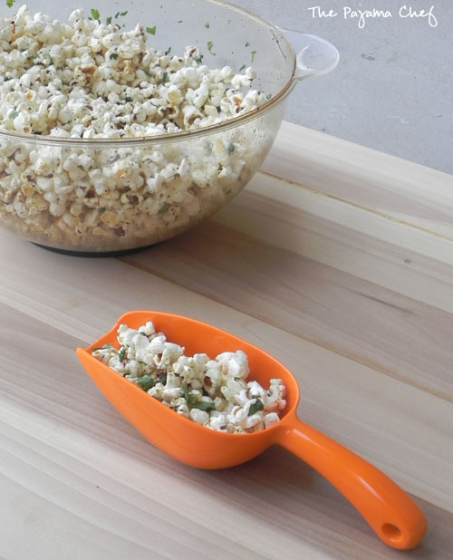 Chili Lime Popcorn | thepajamachef.com #mysterydish