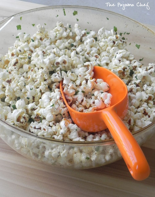 Chili Lime Popcorn | thepajamachef.com #mysterydish