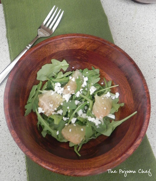 Grapefruit Arugula Salad | thepajamachef.com