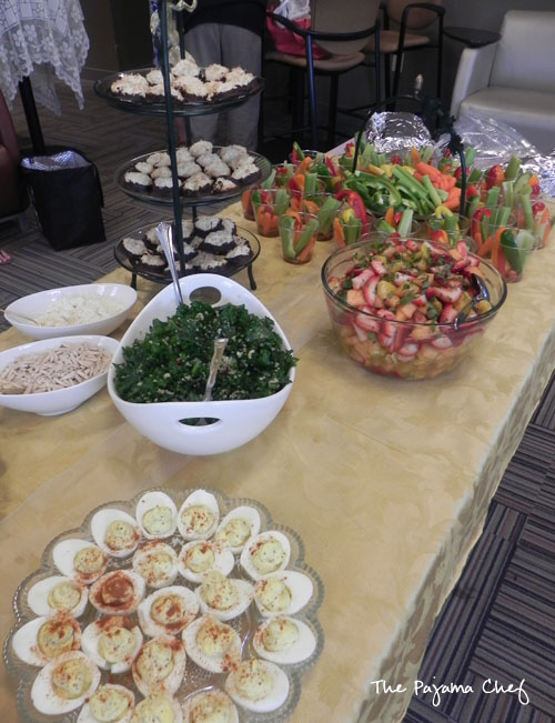 Bridal Shower Spread | thepajamachef.com