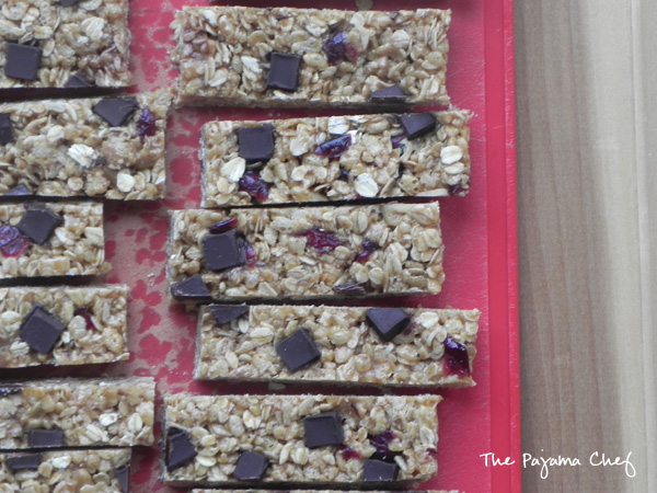 Chewy Coconut Oil Granola Bars | thepajamachef.com