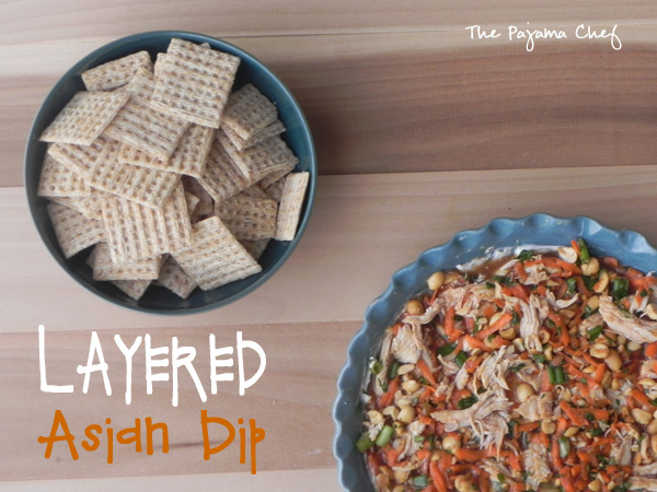 Layered Asian Dip | thepajamachef.com