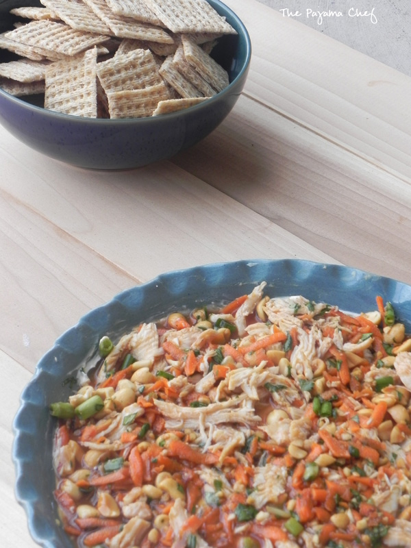 Layered Asian Dip | thepajamachef.com