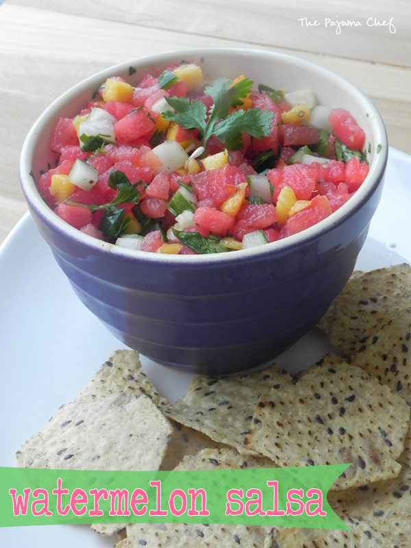 Watermelon Salsa | thepajamachef.com