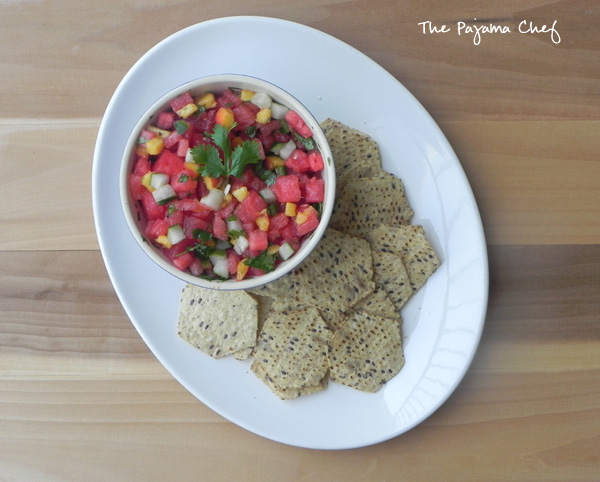 Watermelon Salsa | thepajamachef.com