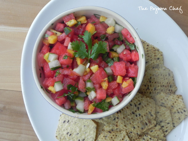 Watermelon Salsa | thepajamachef.com