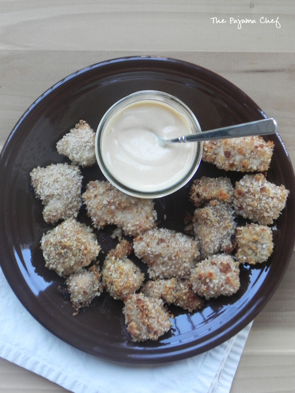 Baked Honey Chicken Nuggets with Homemade Chick-Fil-A Sauce | thepajamachef.com