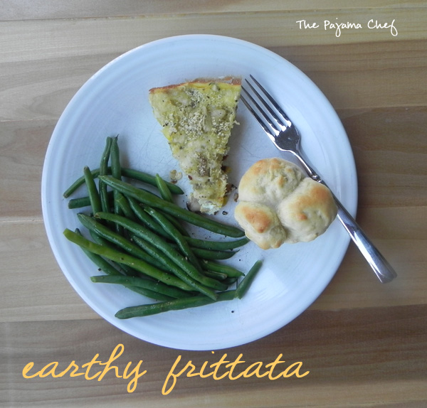 Earthy Frittata | thepajamachef.com