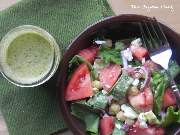 Greek Dressing | thepajamachef.com #simple #healthy #salad