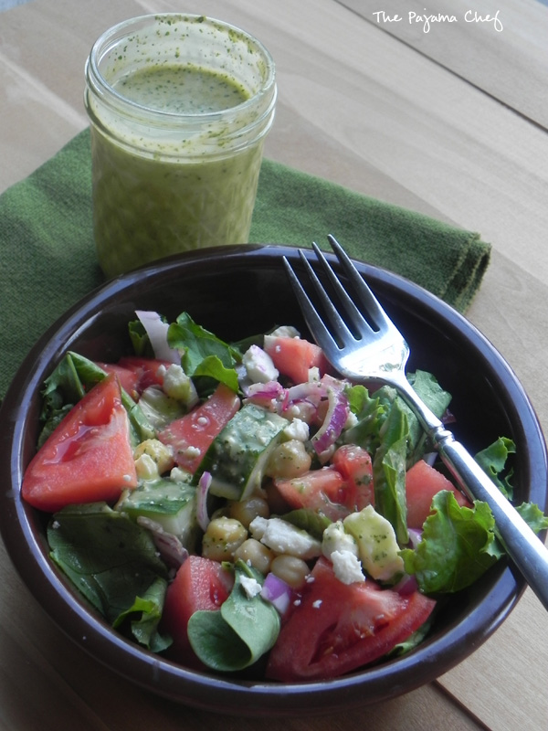 Greek Dressing | thepajamachef.com #simple #healthy #salad