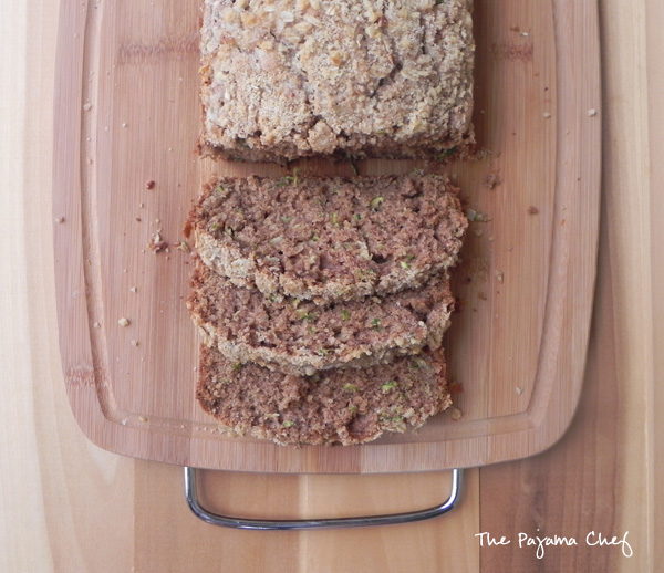 Healthy Crumb Topped Zucchini Bread | thepajamachef.com