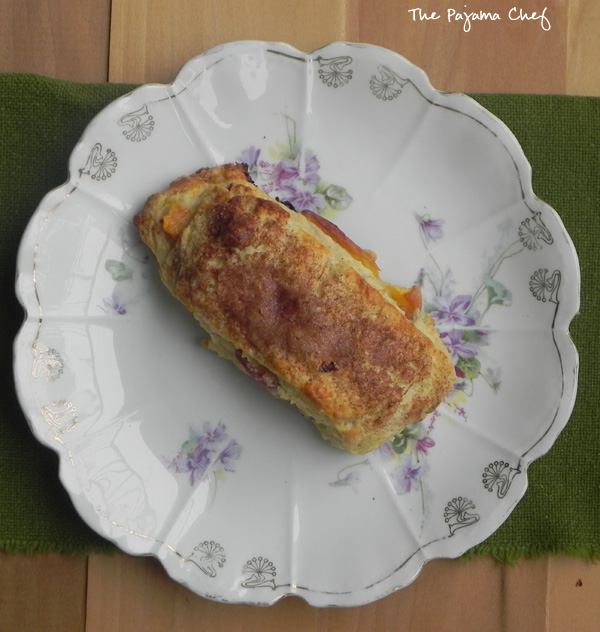 Peach Cobbler Scones | thepajamachef.com