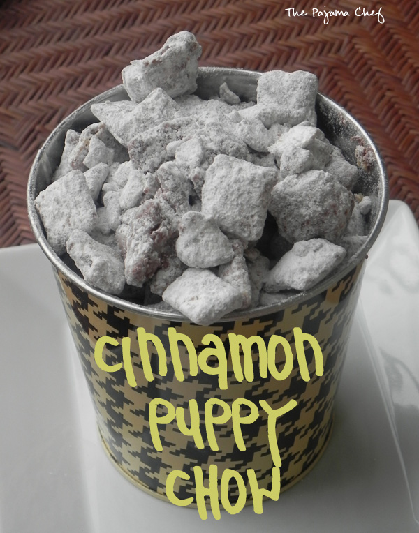 Cinnamon Puppy Chow | thepajamachef.com #10DaysofTailgate