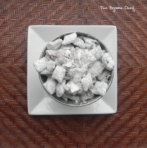 Cinnamon Puppy Chow | thepajamachef.com #10DaysofTailgate