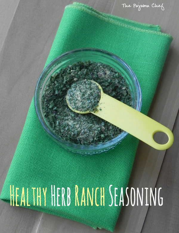 Healthy Herb Ranch Seasoning | thepajamachef.com