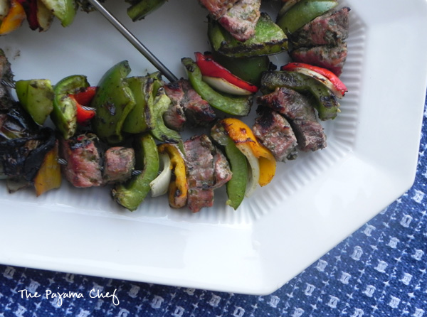 Thai Beef Skewers | thepajamachef.com #10DaysofTailgate