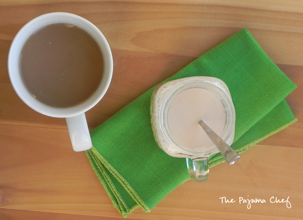 Homemade Pumpkin Spice Coffee Creamer | thepajamachef.com
