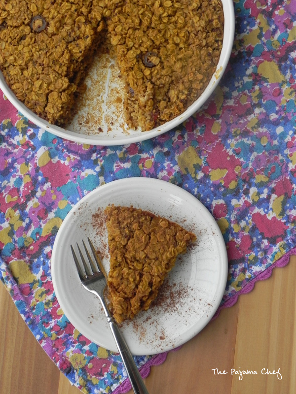 Pumpkin Quinoa Oatmeal Bake | thepajamachef.com #PumpkinWeek