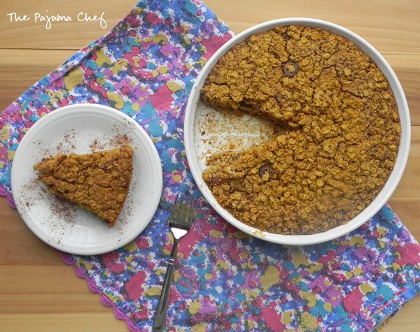 Pumpkin Quinoa Oatmeal Bake | thepajamachef.com #PumpkinWeek