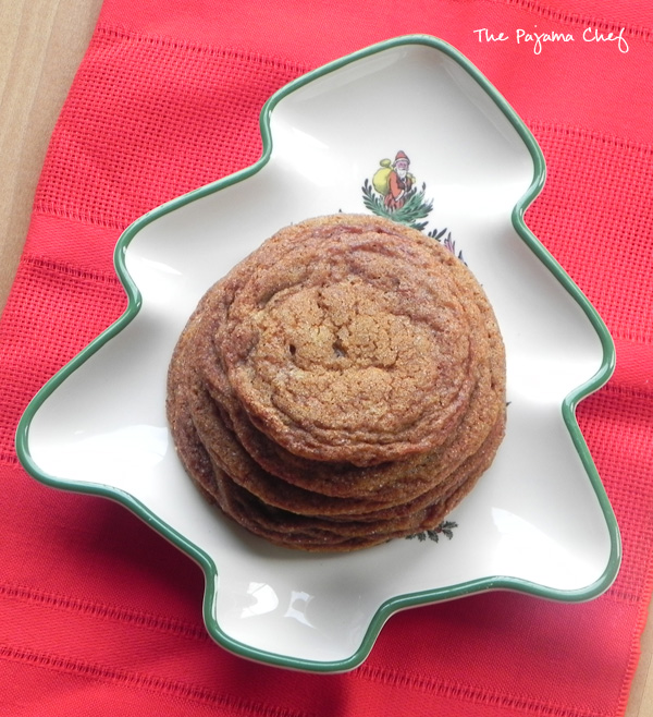 Chewy Ginger Cookies | thepajamachef.com