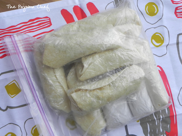 Freezer Breakfast Burritos | thepajamachef.com