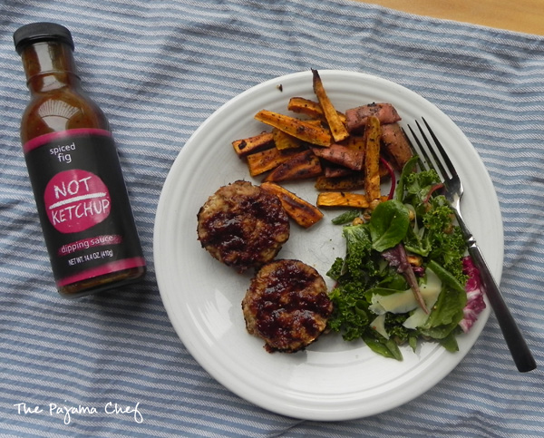 Spiced Fig Mini Turkey Meatloaf | thepajamachef.com #TripleSBites