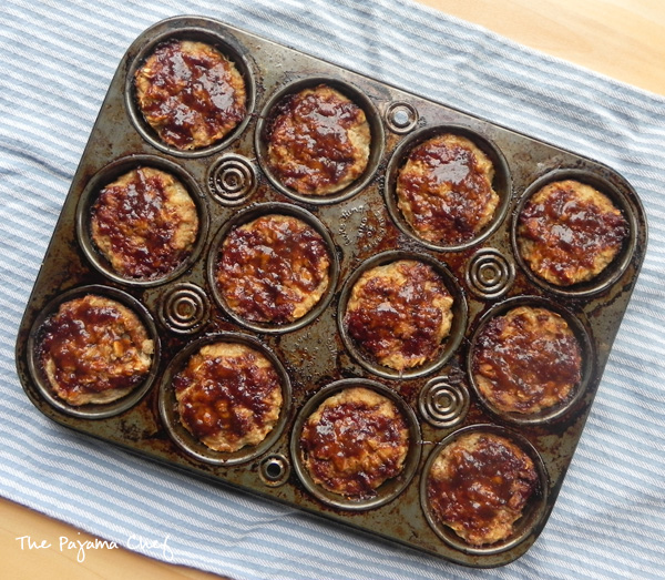 Spiced Fig Mini Turkey Meatloaf | thepajamachef.com #TripleSBites