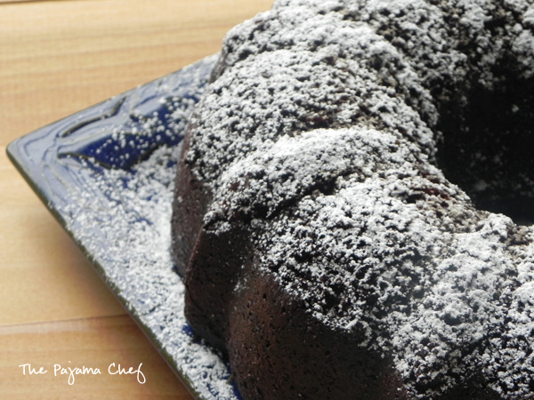 Chocolate Coffee Bundt Cake | thepajamachef.com