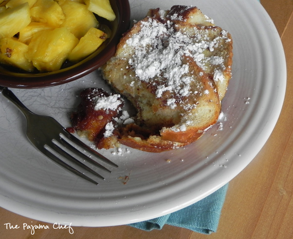 French Toast Casserole | thepajamachef.com #src #breakfast