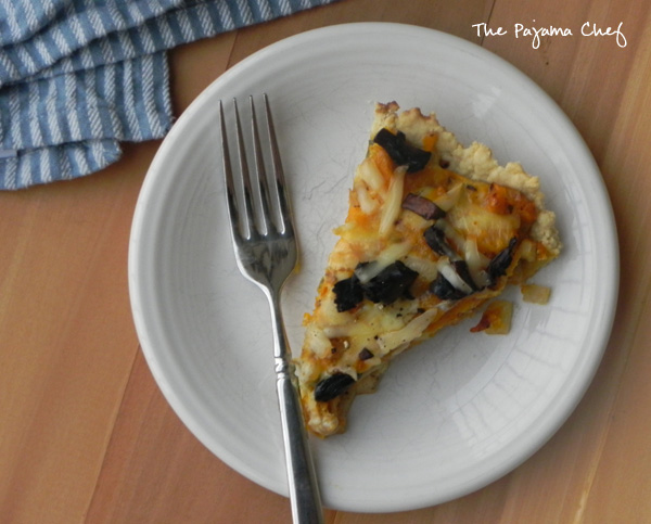 Butternut Squash and Mushroom Tart | thepajamachef.com