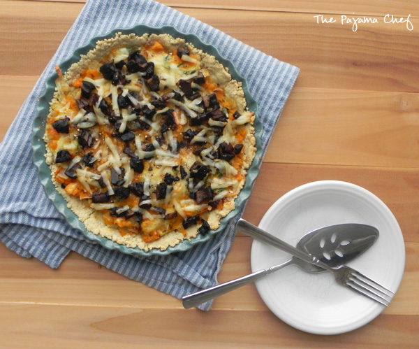 Butternut Squash and Mushroom Tart | thepajamachef.com