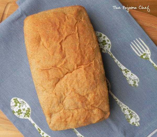 Easy Whole Wheat Bread | thepajamachef.com