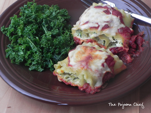 Zucchini and Yellow Squash Lasagna Rollups | thepajamachef.com