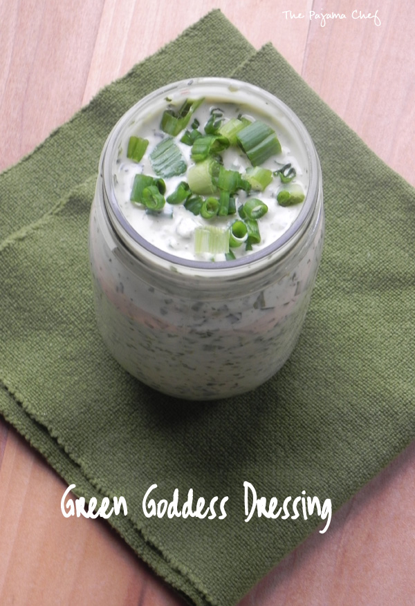 Green Goddess Dressing | thepajamachef.com #src #salad