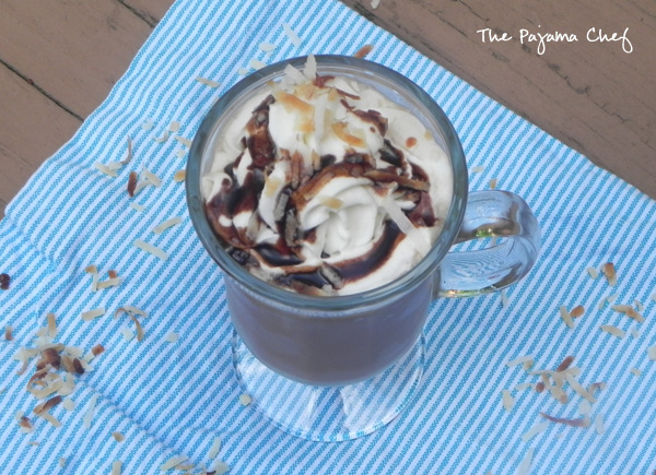Iced Coconut Mocha from thepajamachef.com #secretrecipeclub