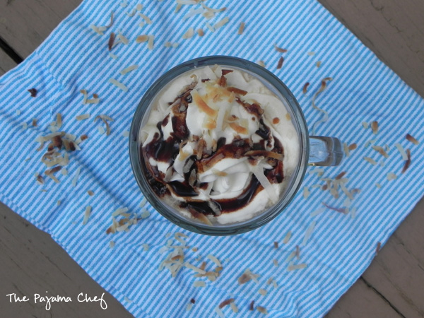 Iced Coconut Mocha from thepajamachef.com #secretrecipeclub