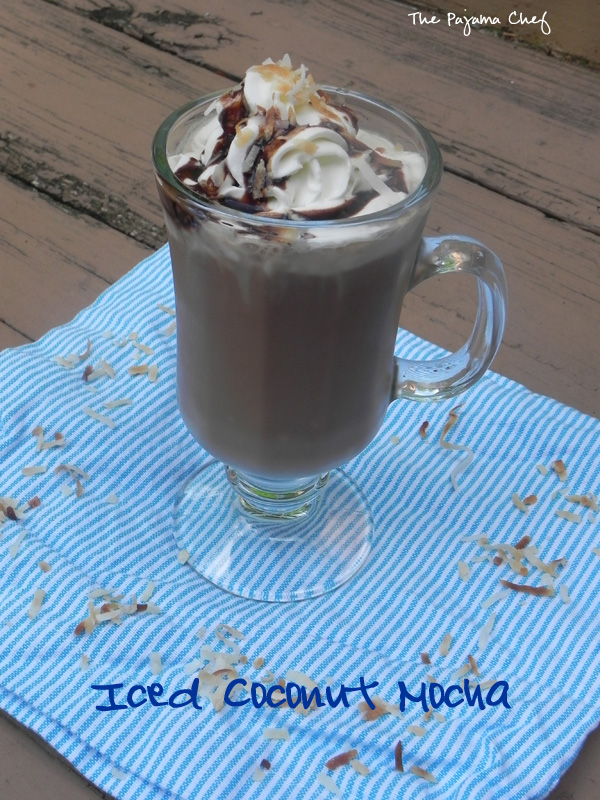 Iced Coconut Mocha from thepajamachef.com #secretrecipeclub