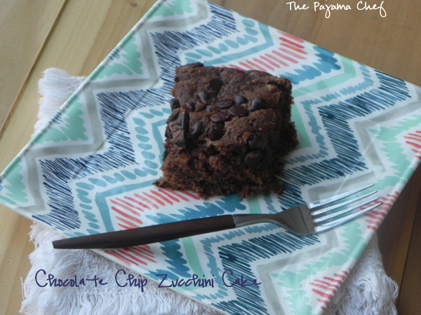 Chocolate Chip Zucchini Cake - a great summer dessert with some chocolate for good measure | thepajamachef.com