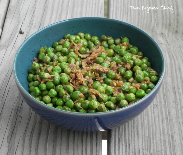 Indian Spiced Peas | thepajamachef.com