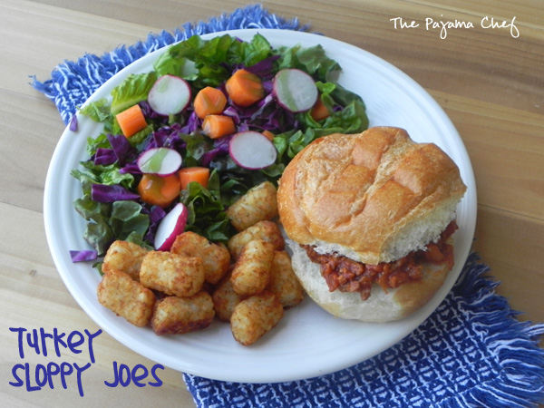 Turkey Sloppy Joes | an easy, healthy meal that everyone will love! | thepajamachef.com