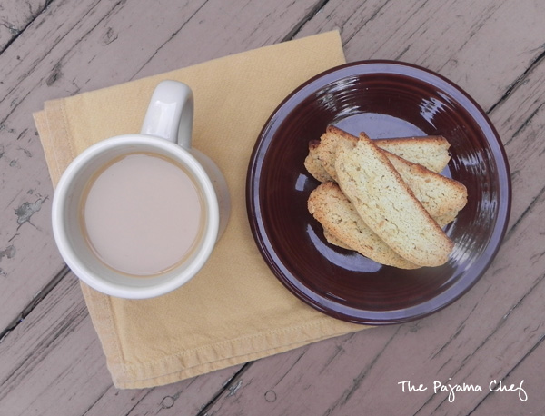 Cantucci - sweet and nutty almond biscotti on thepajamachef.com #src #recipe #secretrecipeclub