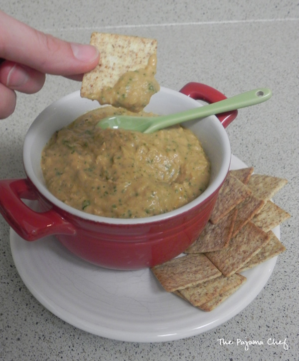 White Bean Sriracha Dip | thepajamachef.com